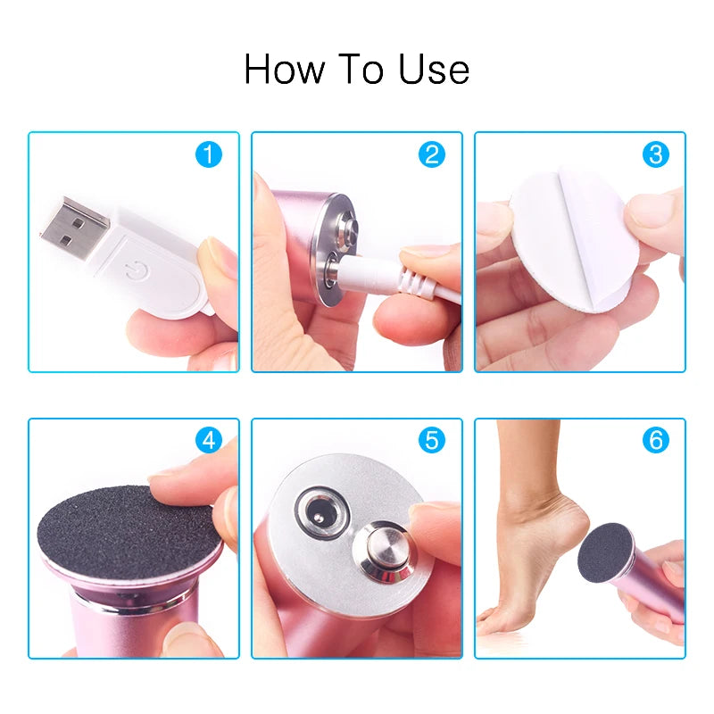 InstantRelief™  Electric Foot Callus Remover